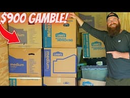 Gambling $900 on a stack of boxes! This is what we found...