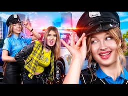 Police Officer Sister VS Criminal Sister || Models in Prison 24 Hours
