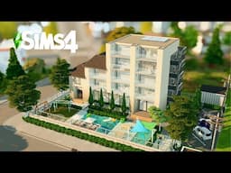 Modern Apartments For Rent 🏢🌸 | Stop Motion Build | The Sims 4 | No CC