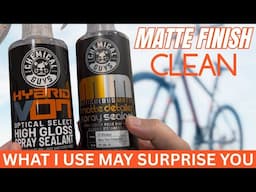 Bike Cleaning for Matte Finish | Matte Cleaner for Bicycles Scooters & Motorcycles with Matte Finish