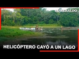 Helicóptero de la Armada se accidentó en Malagana, Bolívar