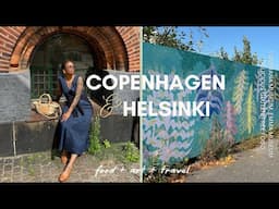 Day Trip to Copenhagen + Art Adventures in Denmark & Finland | Art Travel Vlog & Gluten-Free Eats