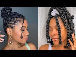MINI/MEDIUM TWIST STYLES ON NATURAL HAIR