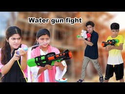 Water Gun Fight |  nerf guns  |   If Water Fights Were Like Battle Royales  |  MoonVines