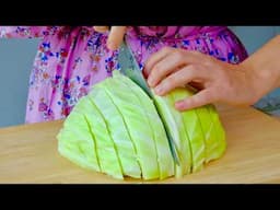 So delicious! You should eat more cabbage this summer! Cabbage recipe from my grandma’s cookbook