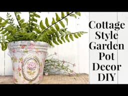 Quick and Easy Cottage Style garden Pot