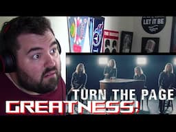 Singer reaction to Geoff Castellucci - Turn The Page