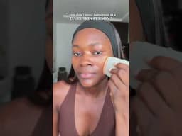 “Black people” don’t need sunscreen?? #skincare #sunscreen #sunscreenfordarkskin #skincaretips