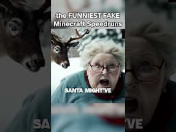 the FUNNIEST Fake Minecraft Speedruns #shorts #minecraft #gaming #funny