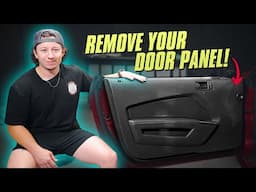 EASY!! How To Remove S197 Ford Mustang Door Panel (2005-2014)