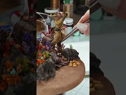 The process of creating a diorama with a deep sea diver - 4