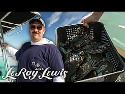 Crabbing in Charleston with LeRoy and Lewis