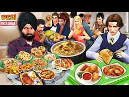 American Bhai Ki Indian Thali Famous Street Food Hindi Kahani Hindi Stories Hindi Moral Stories