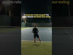The Secret to Effortless Power in Your Forehand
