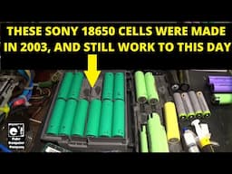 These 18650 cells are 22 years old and STILL work!