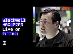 GTC 2025 | NVIDIA Blackwell HGX B200 on Lambda Cloud. GPUs Provisioned Instantly on Demand!