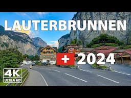 Lauterbrunnen, Switzerland Walking Tour ☀️ 4K Walk With Captions