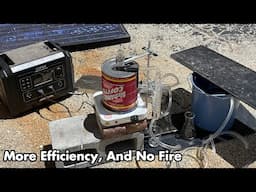Distilling Flammable Solvents: More efficiency and still no fire. Also bending long metal trim.