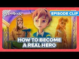 Chris Learned How to Become a Real Hero | Superbook - Heroes of the Bible English Clip