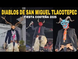 DIABLOS de San Miguel Tlacotepec en la Fiesta Costeña 2025 en San Juan Cacahuatepec, Oaxaca