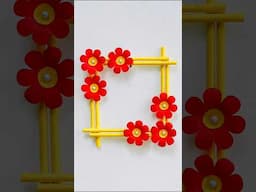 kagojer ful banano | Paper Flower Wall Hanging #shortsfeed #shortvideo #craft #shorts #short#craf