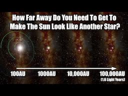 When Does The Sun Look Like Any Other Star? Will Voyager Ever Lose The Sun?