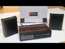 Tiny & tinny: 1992 Regency compact stereo system