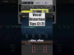 Vocal distortion mixing tips in Logic Pro (2/2) #musicproducer #logicprox