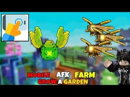 Bug Egg and Dragon Fly MOBILE AFK FARM! ROBLOX GROW A GARDEN