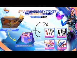 Finally Anniversary Ticket Free Rewards Confirm🤯| Free Fire New Event | Ff New Event | New Event Ff