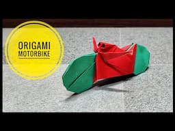 Origami Motorbike | Origami Motorcycle |  Origami toys | Paper craft