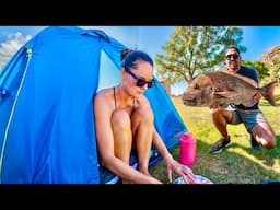 CRAZY Remote FISHING and CAMPING in New Zealand - (Jane almost Dies)