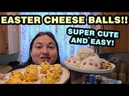 The CUTEST Easter Themed Cheese balls! Sweet and Savory!