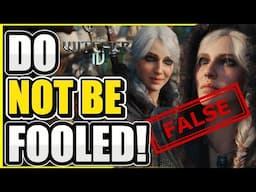 The Witcher 4 Unreal Engine 5 is NOT Gameplay!... DON'T BE FOOLED!