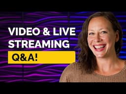 🔴 LIVE Q&A: Video & Live Streaming Tech Made Easy