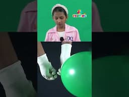 🎈✨ Can a Balloon Make Feathers FLOAT?! 🤯 Static Electricity Experiment! #Shorts