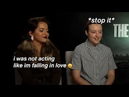 Bella Ramsey and Isabela Merced flirting for 5 minutes straight