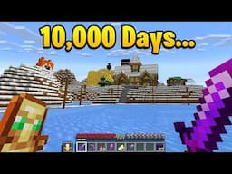 I Survived 10,000 Days in HARDCORE Minecraft...