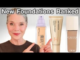 TESTING 3 HOT NEW FOUNDATIONS | RANKED FOR OVER 50 (and 60) DRY MATURE SKIN
