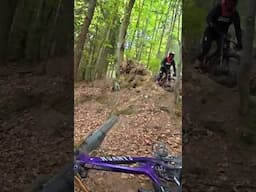 BAUMKONTAKT IM BIKEPARK😂 #mtb #MTBLIFE #MOUNTAINBIKE #CANYON #downhill