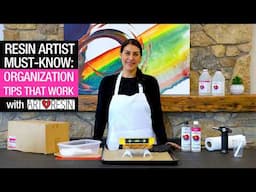 Organize Your Resin Art Space Like a Pro | Tips From Set-Up to Clean-Up