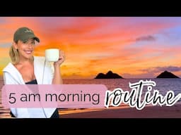 2025 5 AM MORNING ROUTINE IN HAWAII! MY NEW SUMMER MORNING ROUTINE AS A MOM OF 3 @BriannaK