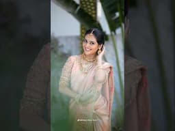 Traditional Look ✨️  Saree Look 😍 #shorts #youtubeshorts
