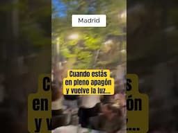 Cuando sufres un apagón total y vuelve la luz