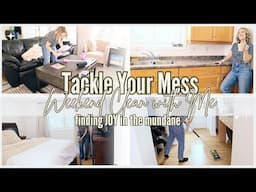 NEW TACKLE YOUR MESS: Whole Messy House Clean with Me | Weekend Saturday Motivation 2025