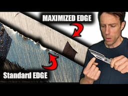 How To Increase ANY Knifes Edge Retention And MAXIMIZE Cutting Performance