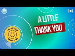 A Little Thank You