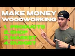 4 Steps to Make Money Woodworking