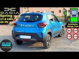 2023 Dacia Spring Electric 45 PS  TEST DRIVE ⚡ Acceleration + Topspeed + EV Consumption + Range
