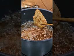Fried chicken with garlic soy sauce